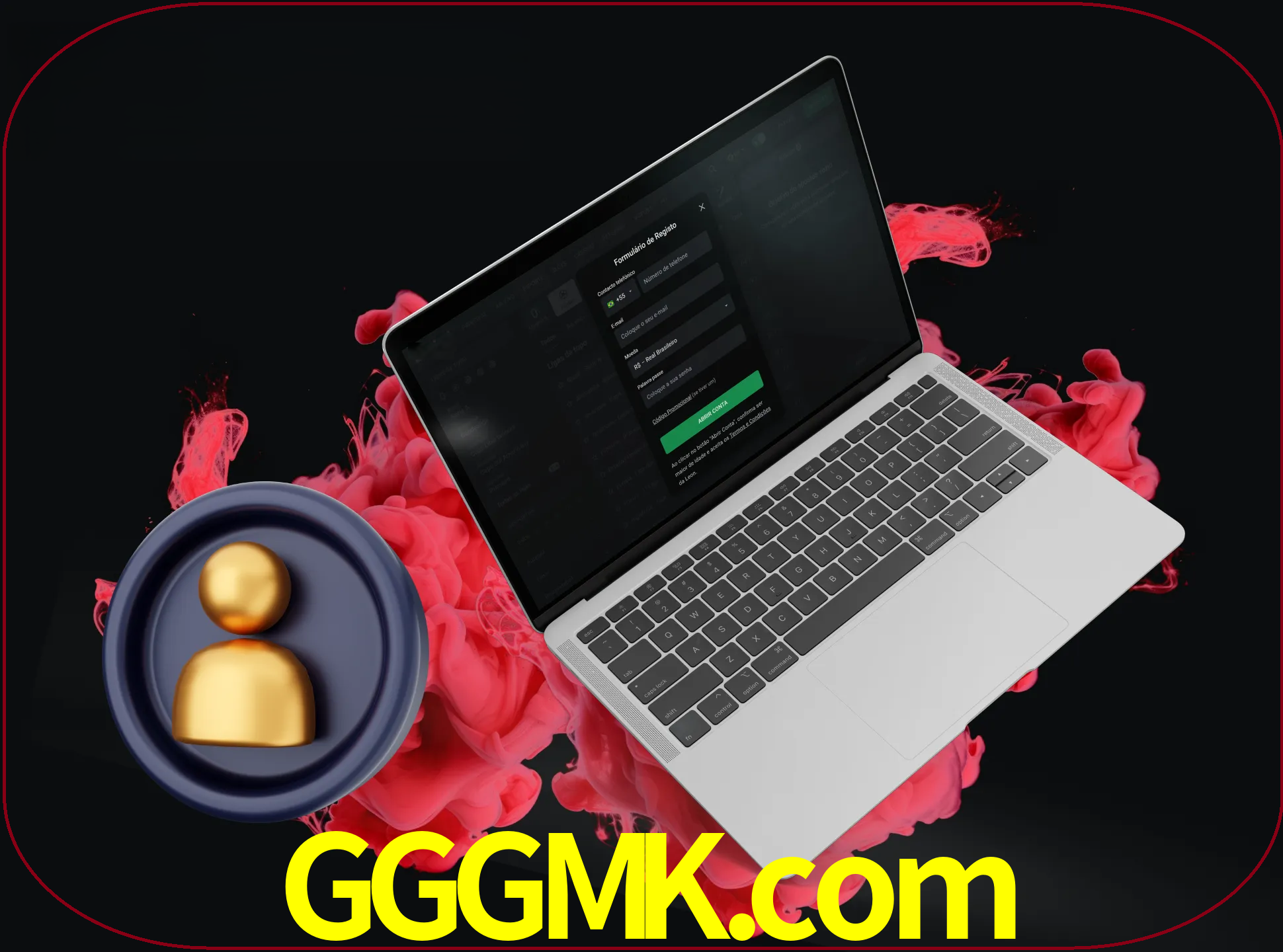 No cabeçalho do site gggmk, clique no botão que o levará a um formulário especial onde terá de introduzir as suas informações actuais.