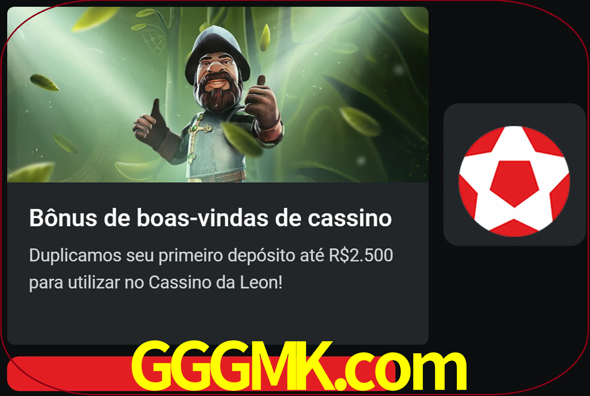 Receba seu dinheiro do bônus de boas-vindas após o primeiro depósito.