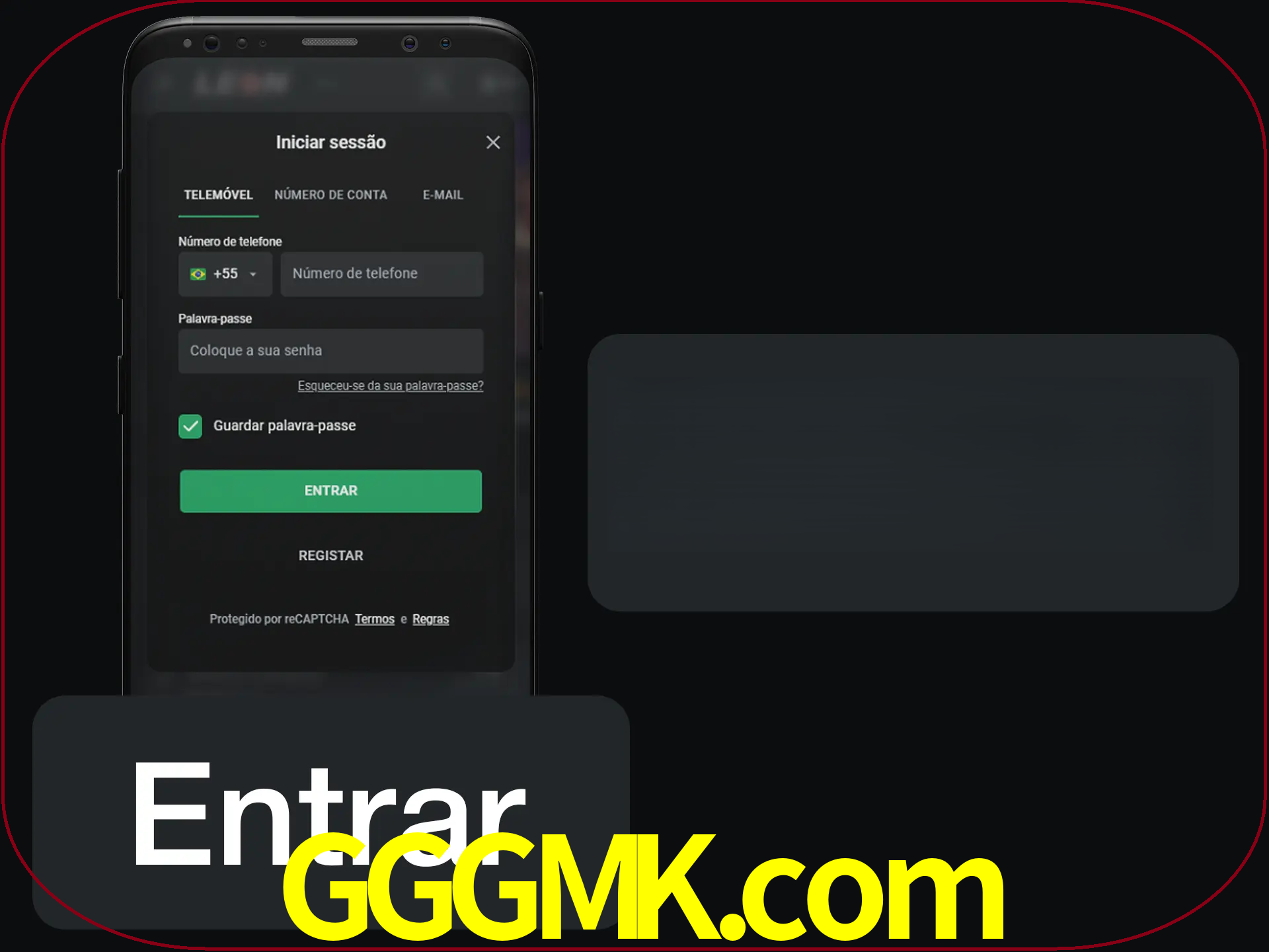 Faça o login para começar a apostar e jogar no cassino.