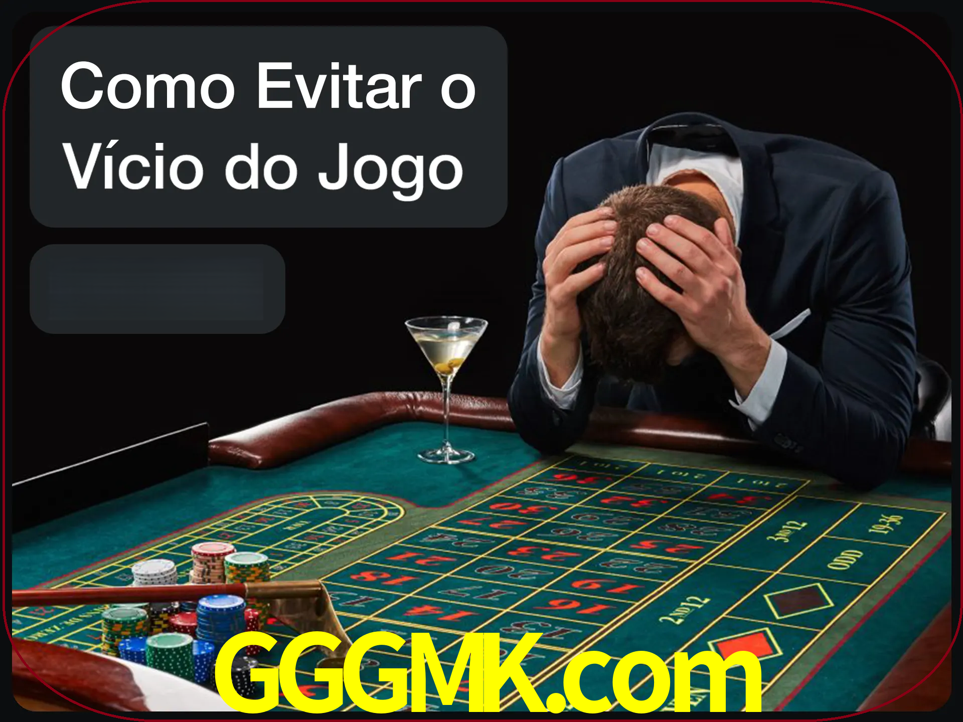 Você é responsável por cada uma de suas apostas.